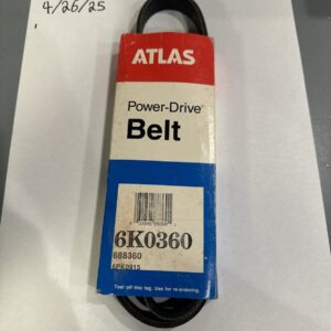 Atlas Power Drive Belt 6k0360