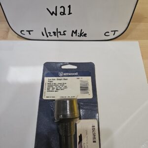 Attwood #1607-3 Straight Fuel Tank Vent for 5/8" I.D. Vent Hose.