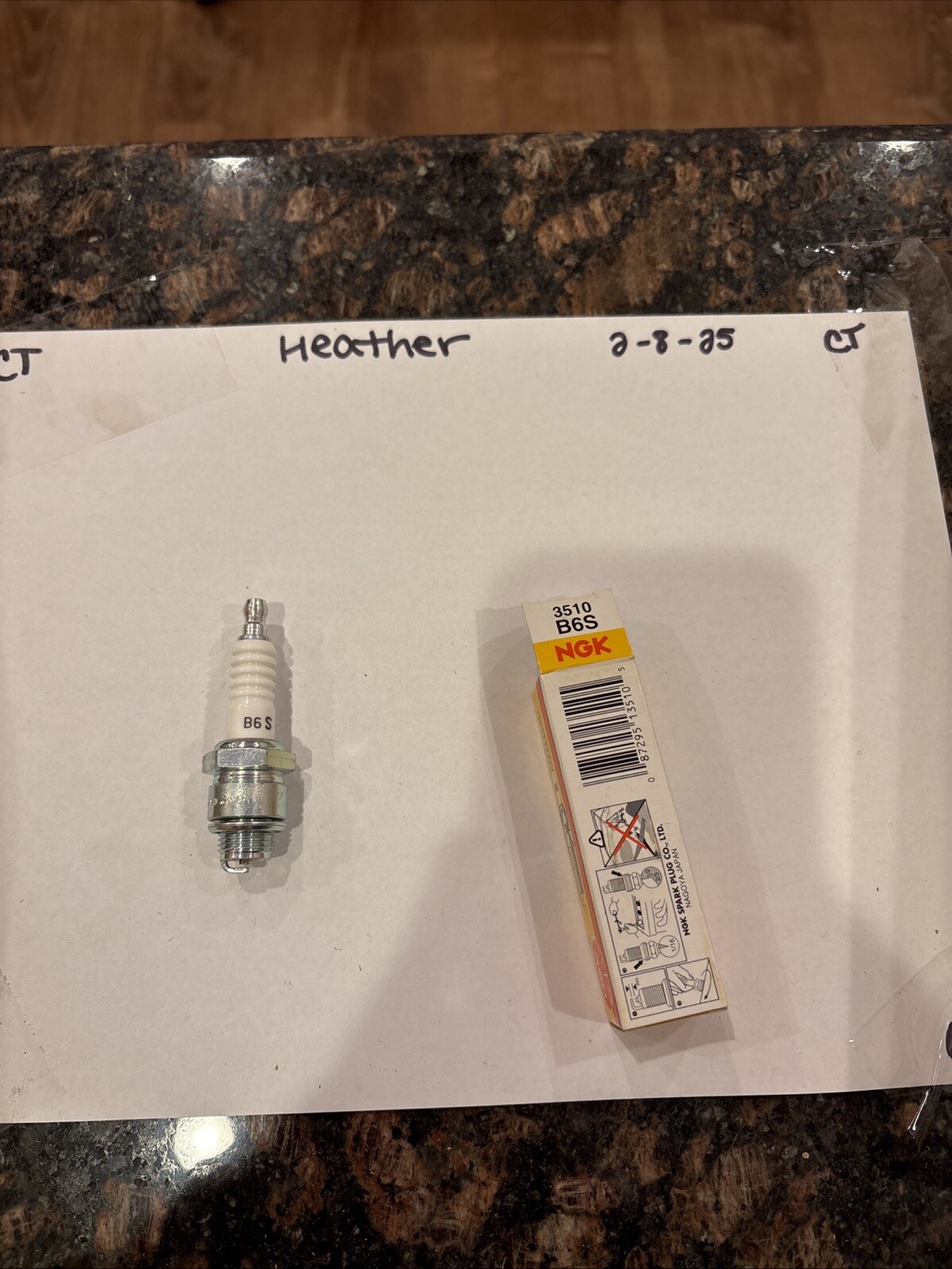 B6S 3510 NGK Nickel Spark Plug