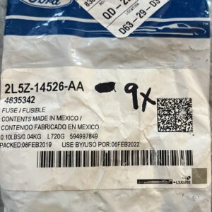 Bag of 9 FORD OEM-Fuse 2L5Z14526AA