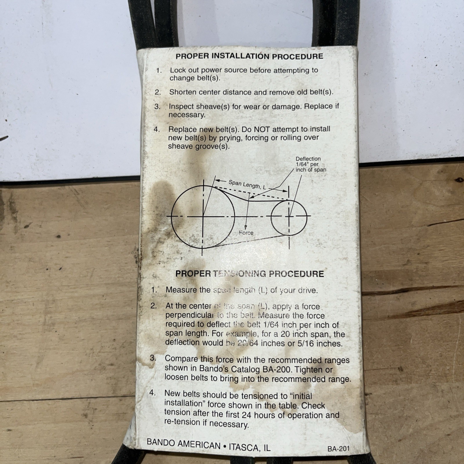 Bando Premium V Belt 4L 660 - Image 4