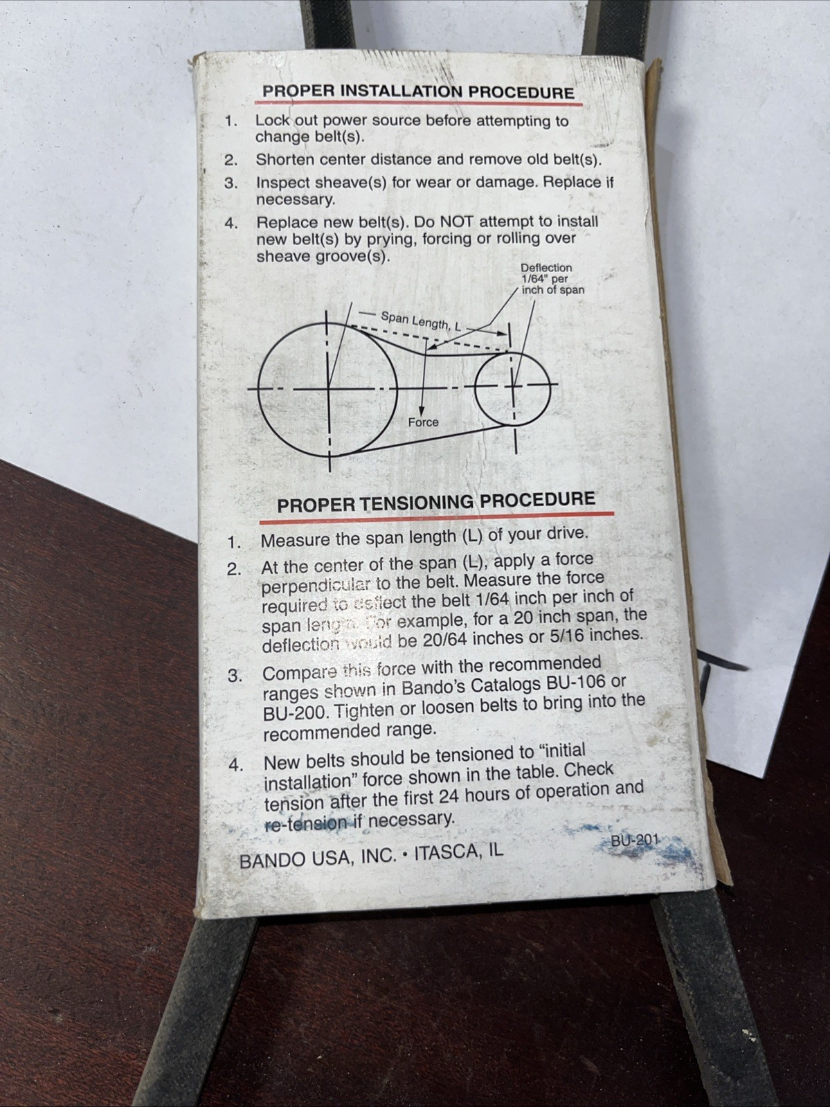 Bando Premium V-Belt 5L570 - Image 4