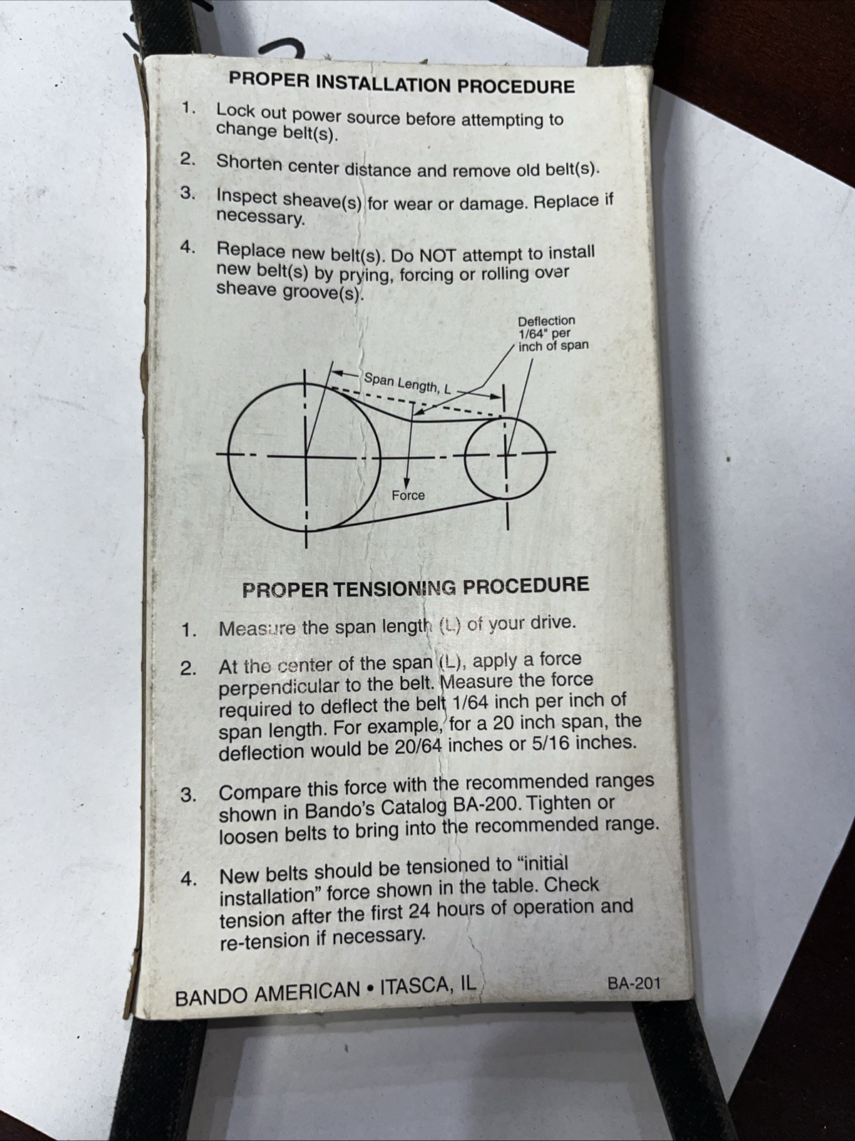 Bando V Belt 5L430 - Image 4