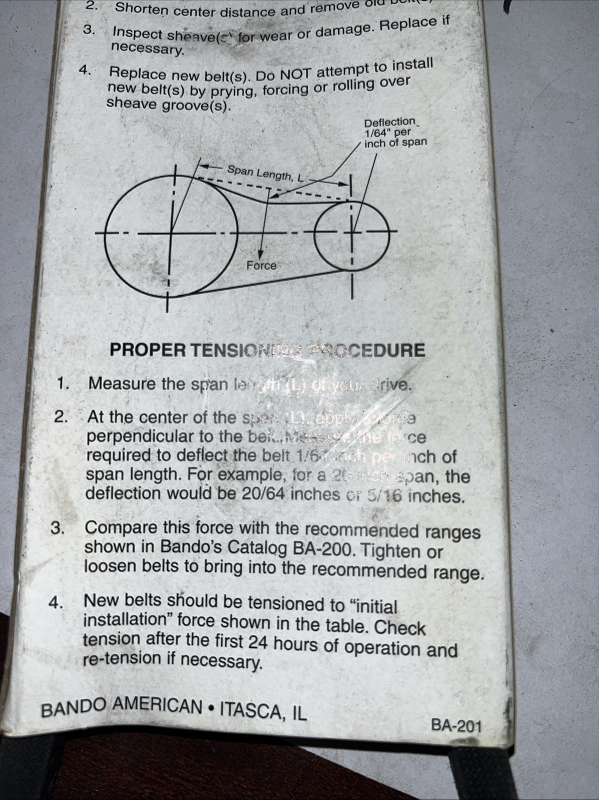 Bando V Belt A65 - Image 4