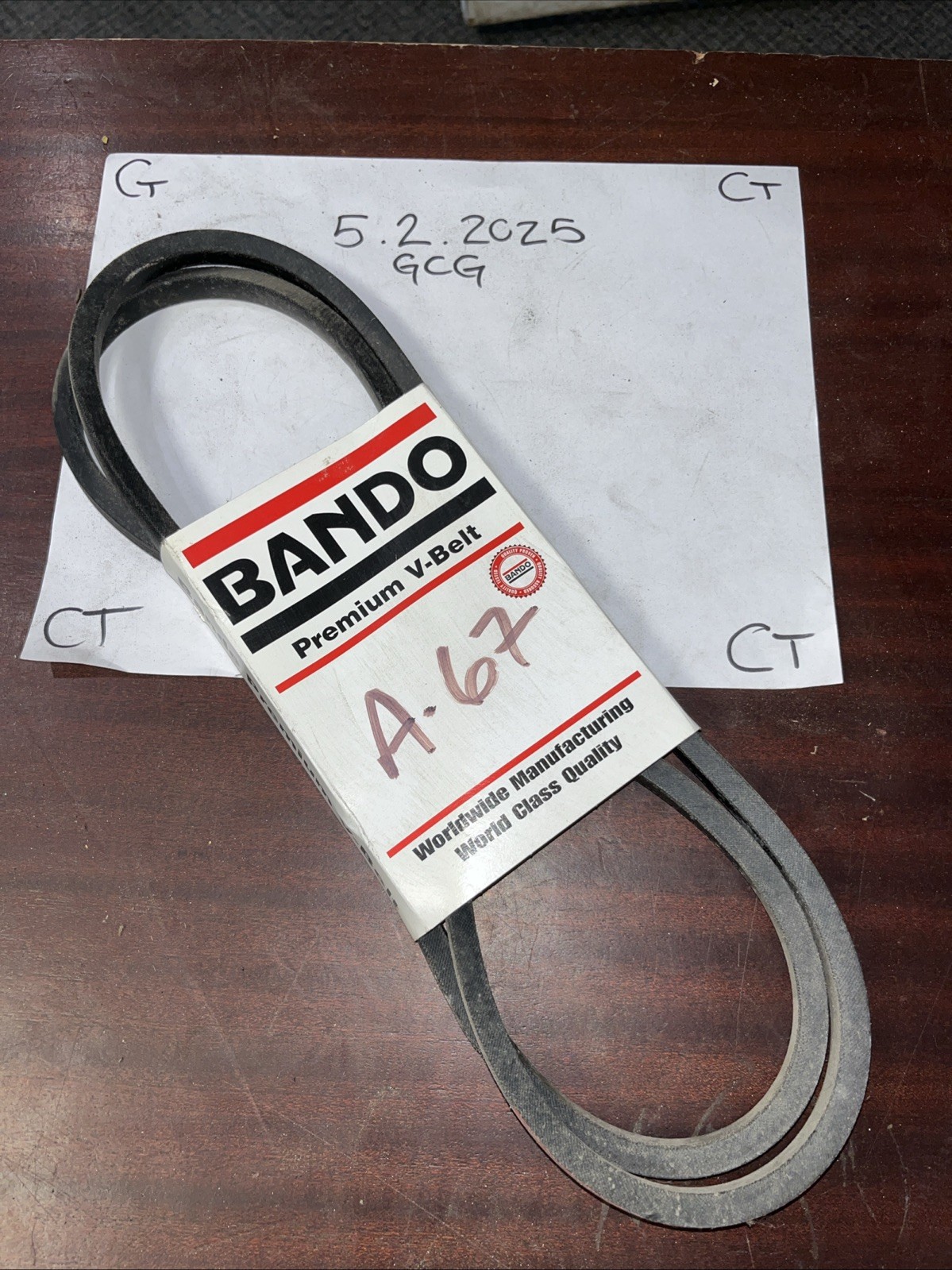 Bando V Belt A67