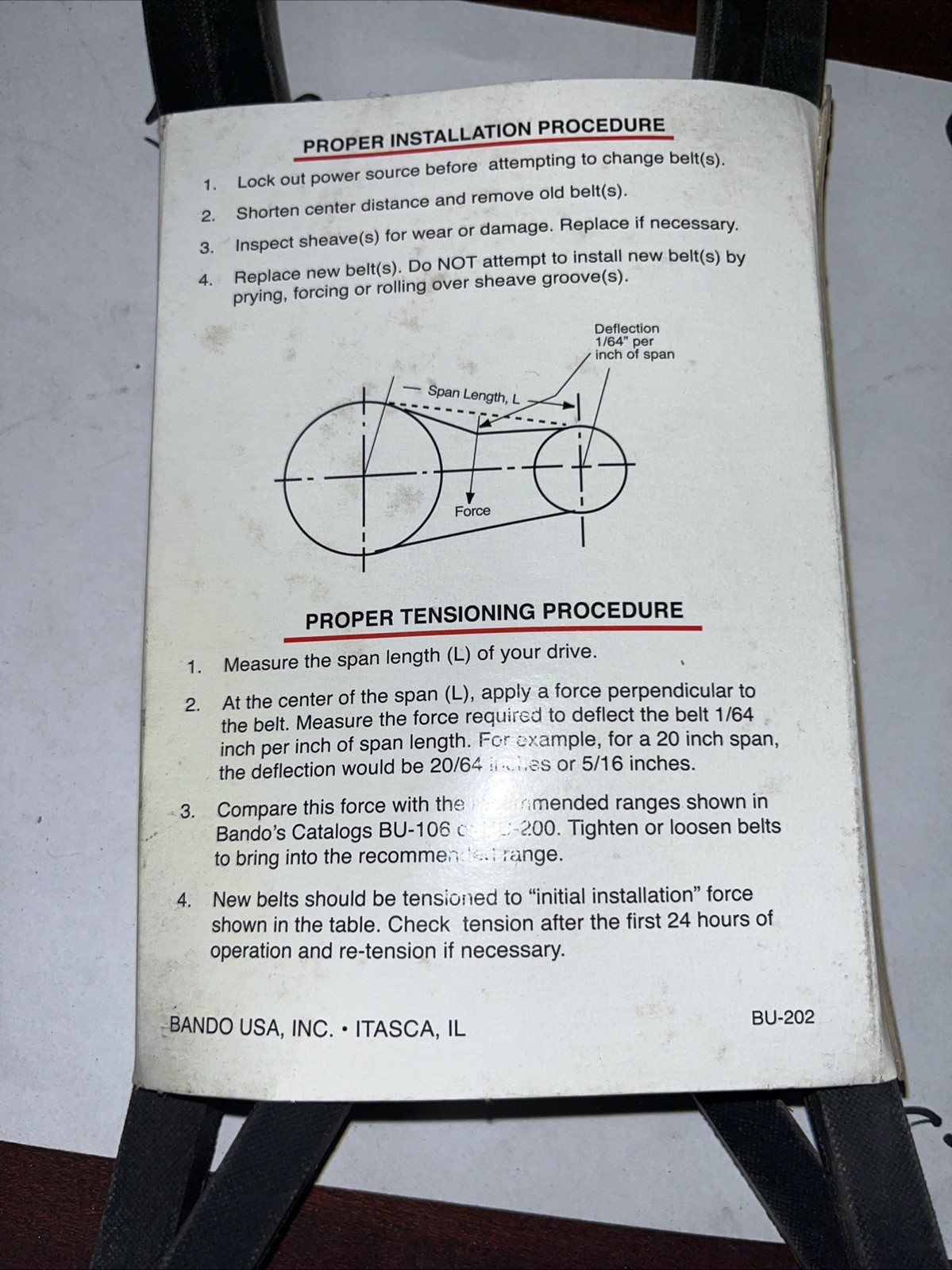 Bando V Belt B82 - Image 4