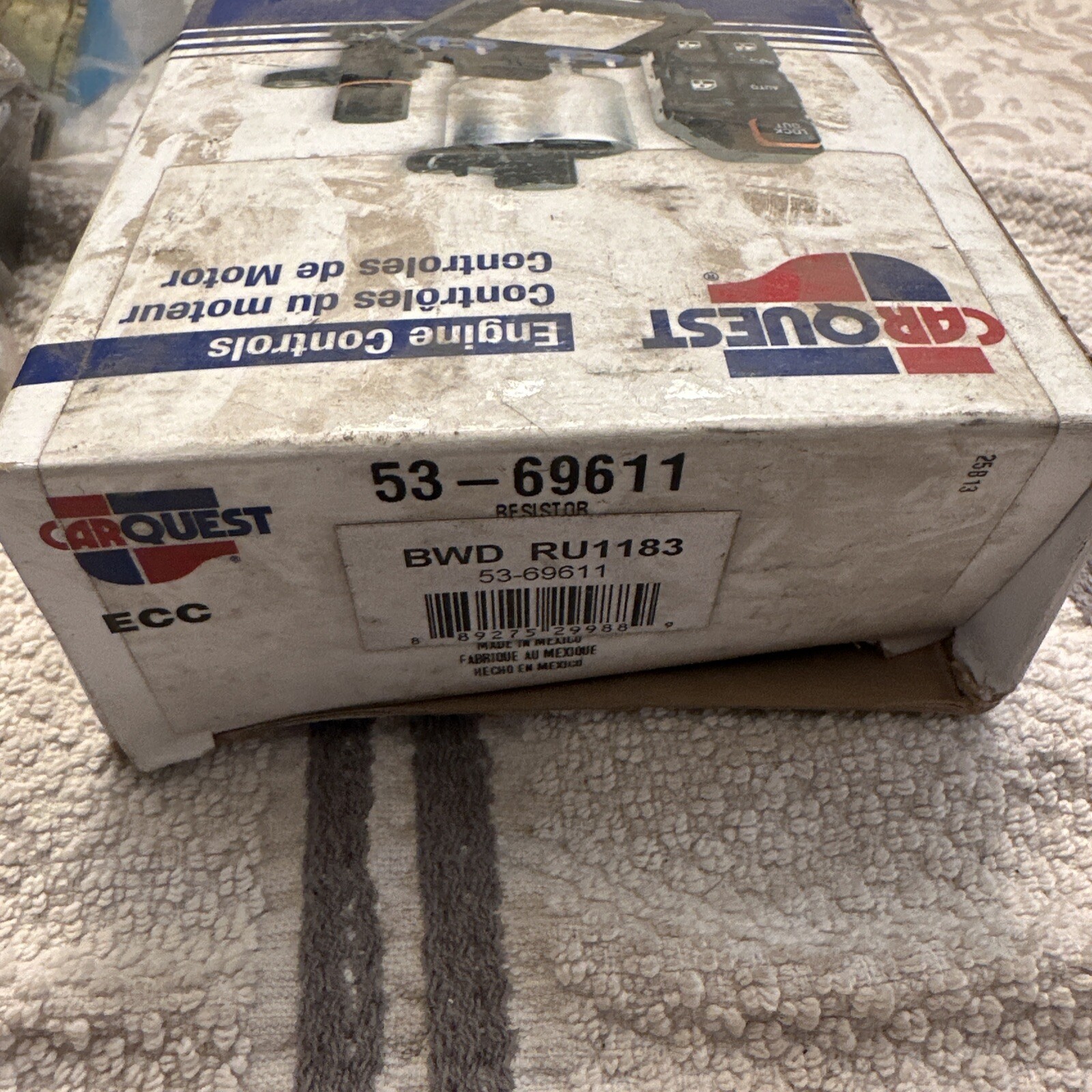 Blower Motor Resistor with 5 wire Direct Fit BWD RU1183 Car Quest - Image 4