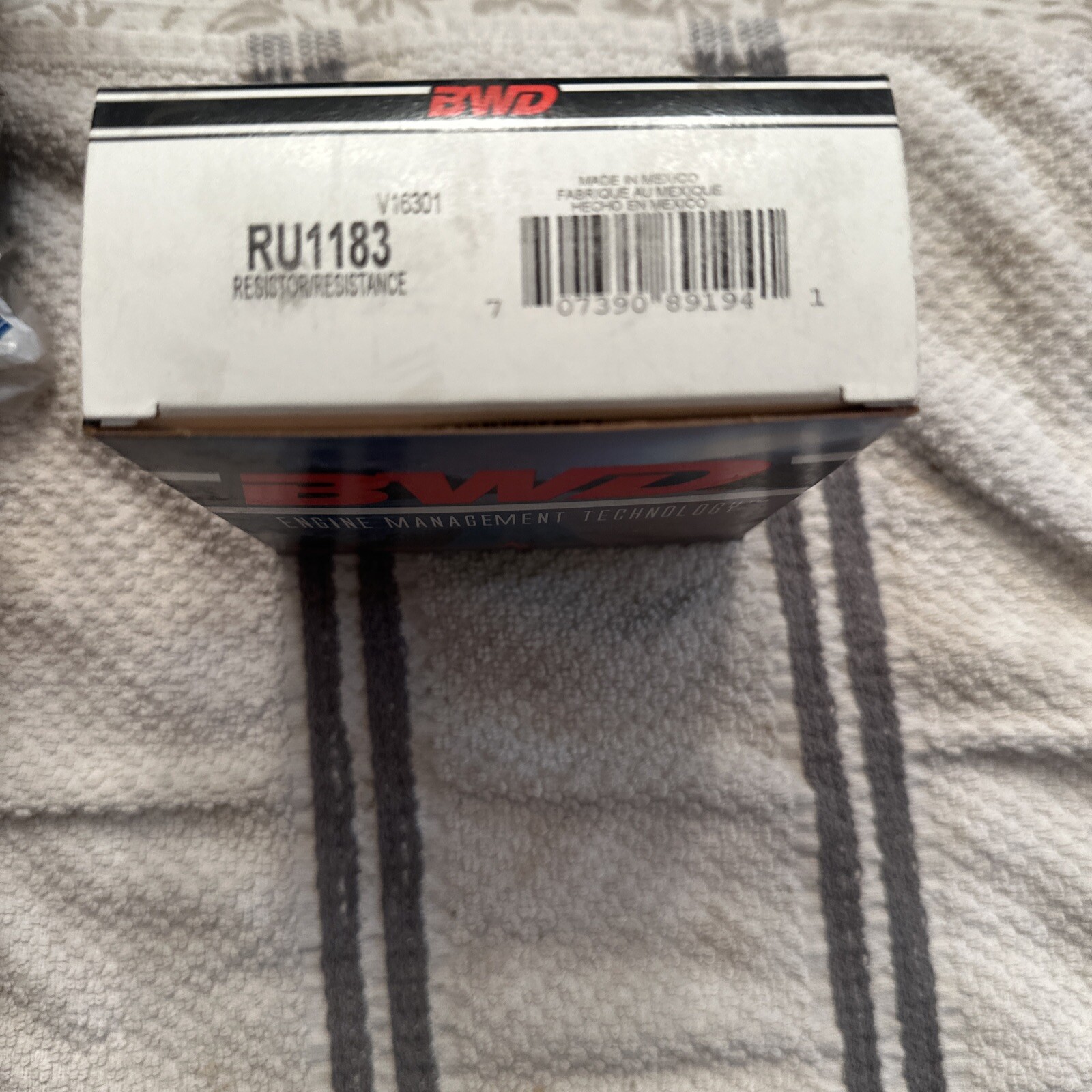 Blower Motor Resistor with 5 wire Direct Fit BWD RU1183 Car Quest