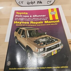 Book Haynes Toyota Pick-Up 4Runner 1979-1995 Repair Manual 92075