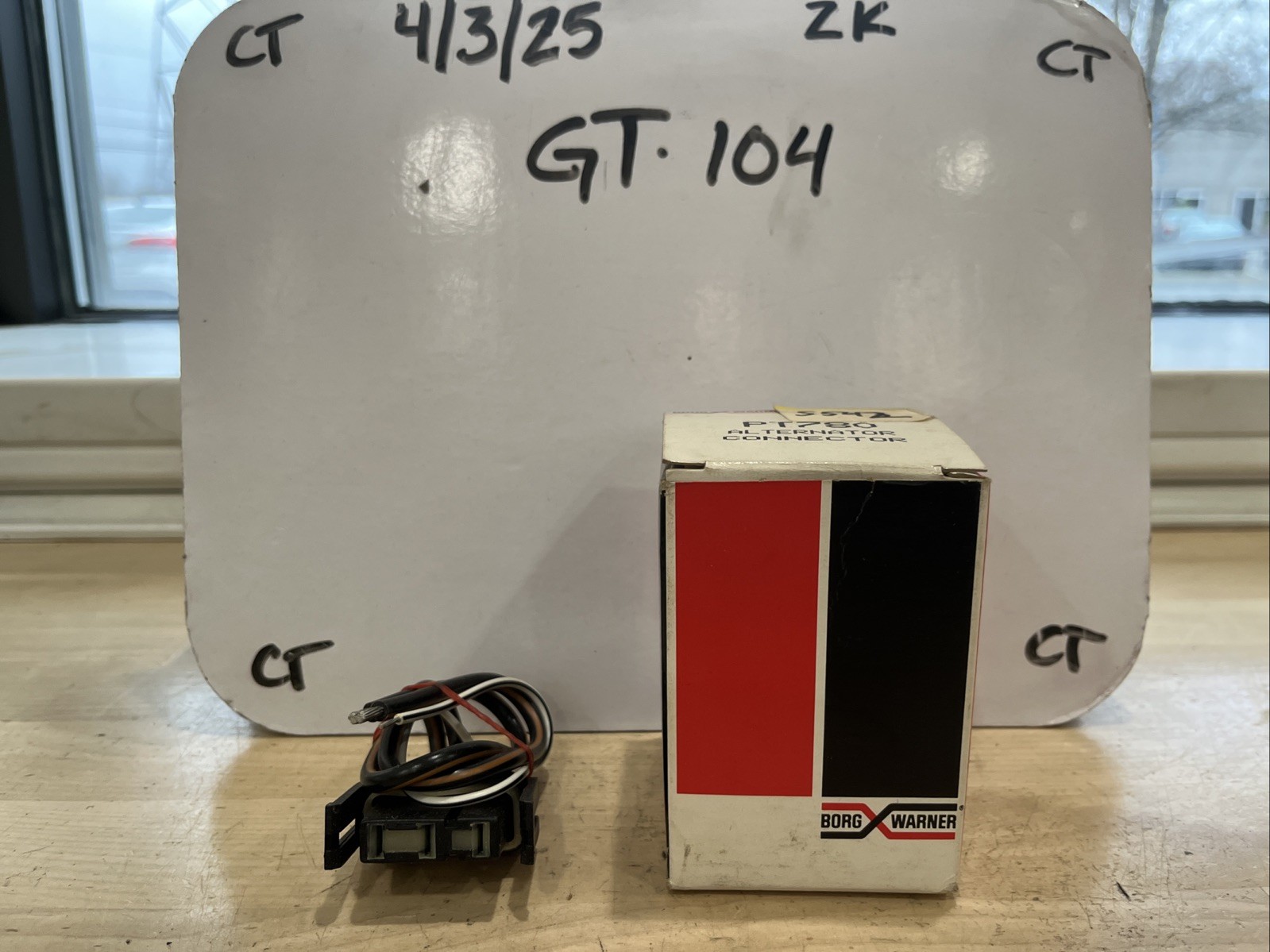 Borg Warner PT780 Alternator Connector (Standard S-542) Socket Assembly Pigtail