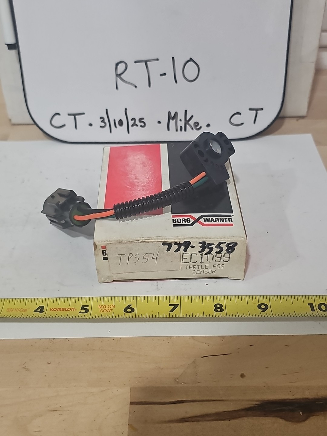 Borg Warner Throttle Position Sensor EC1099 (TPS54) For 95 Ford F150 - Image 3