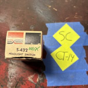 BorgWarner S-432 Headlight Switch NOS