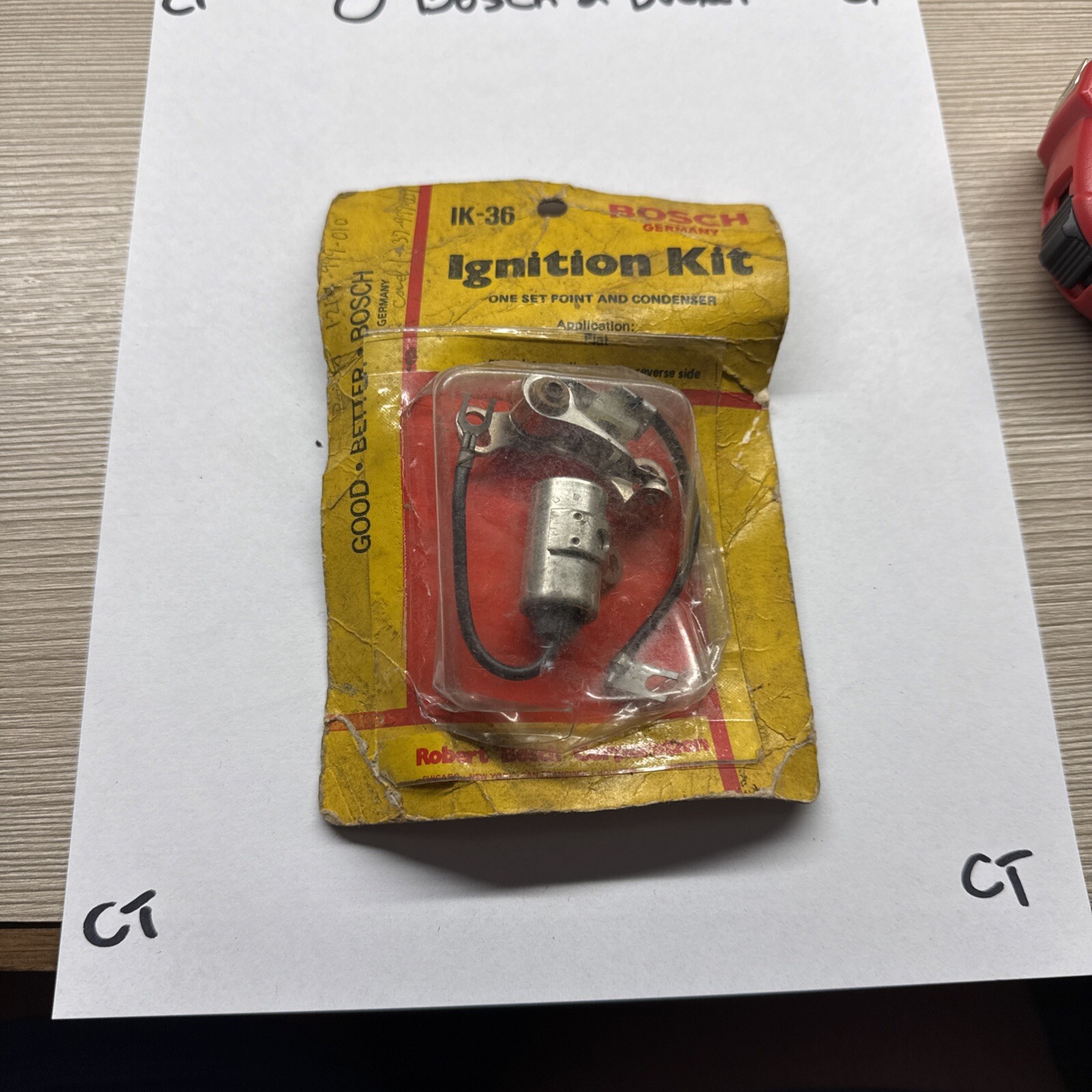 Bosch Brand Ignition Tune Up Kit Fits Fiat 124 & 850 1967-1970 IK36