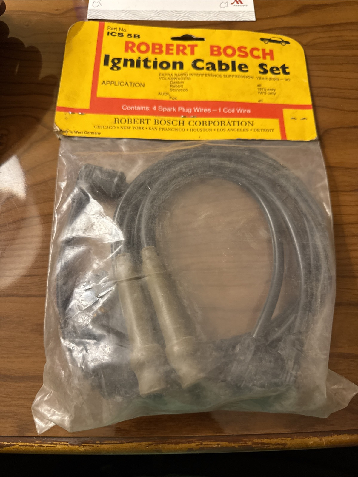 Bosch Ignition Cable Set - Part ICS5B - NOS - Image 3