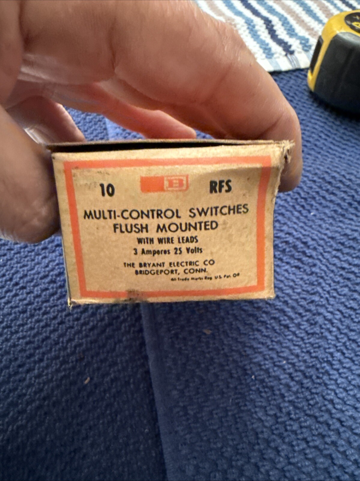 Bryant Multi Control Switches Flush Mounted With Wire Leads Low Voltage - Image 3