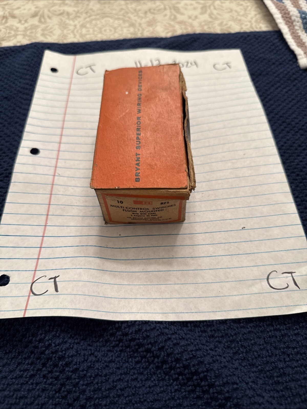 Bryant Multi Control Switches Flush Mounted With Wire Leads Low Voltage - Image 5