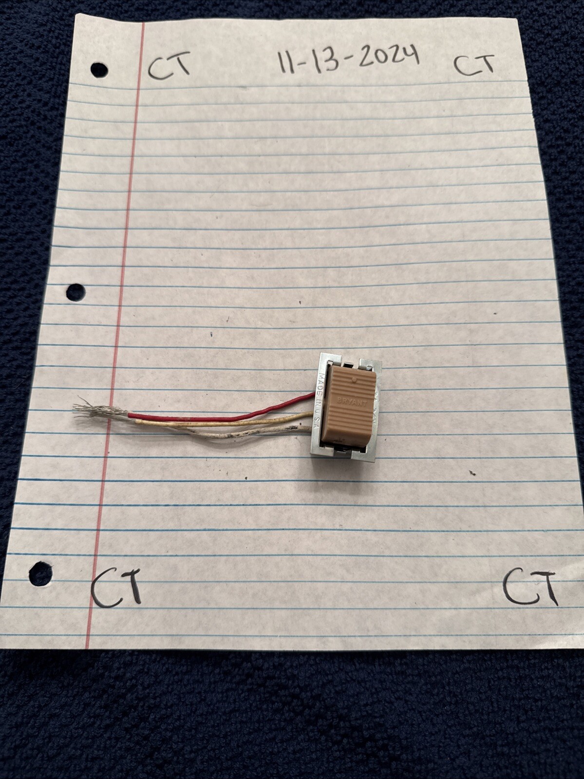 Bryant Multi Control Switches Flush Mounted With Wire Leads Low Voltage