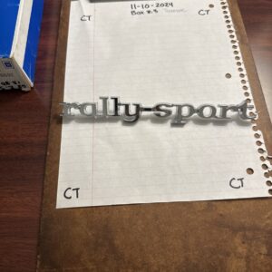 CAMARO RALLY SPORT EMBLEM NOS OEM 3916692 NIB Genuine Gm Brand New!!