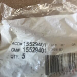 CHEVY C AND K ENGINE OIL COOLER LINE CONNECTOR FITTING GM (each) #15529401