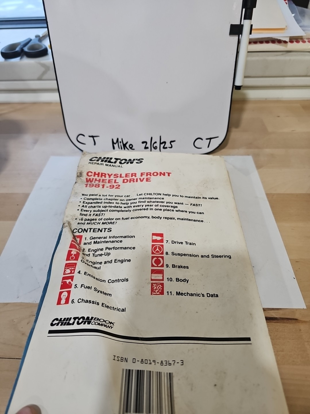 CHILTON'S Repair Manual, #7163, 1981-1992, CHRYSLER FRONT WHEEL DRIVE MODELS - Image 3