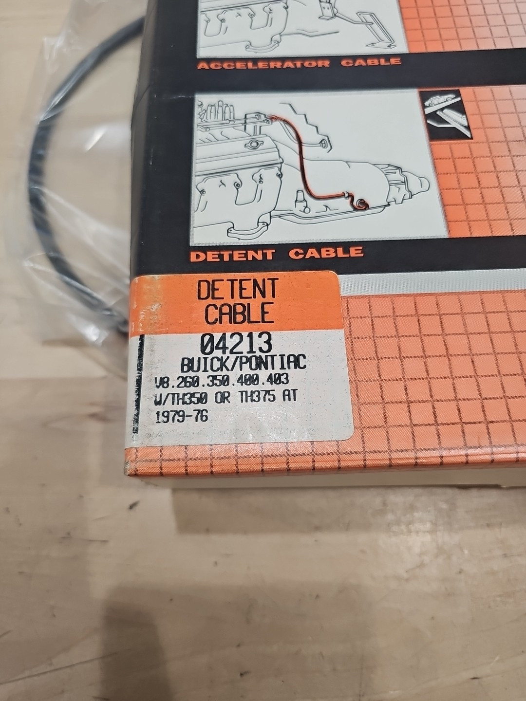 Cable-All! Detent Cable 04213 Buick/Pontiac V8 76-79 Th350/375 AT - Image 3