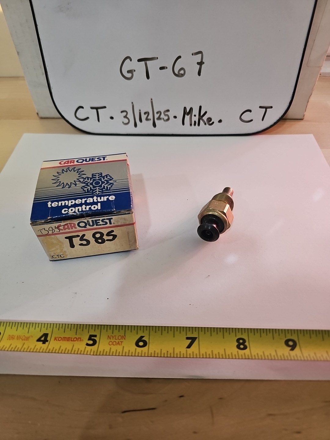 CarQuest TS85 Switch Temperature