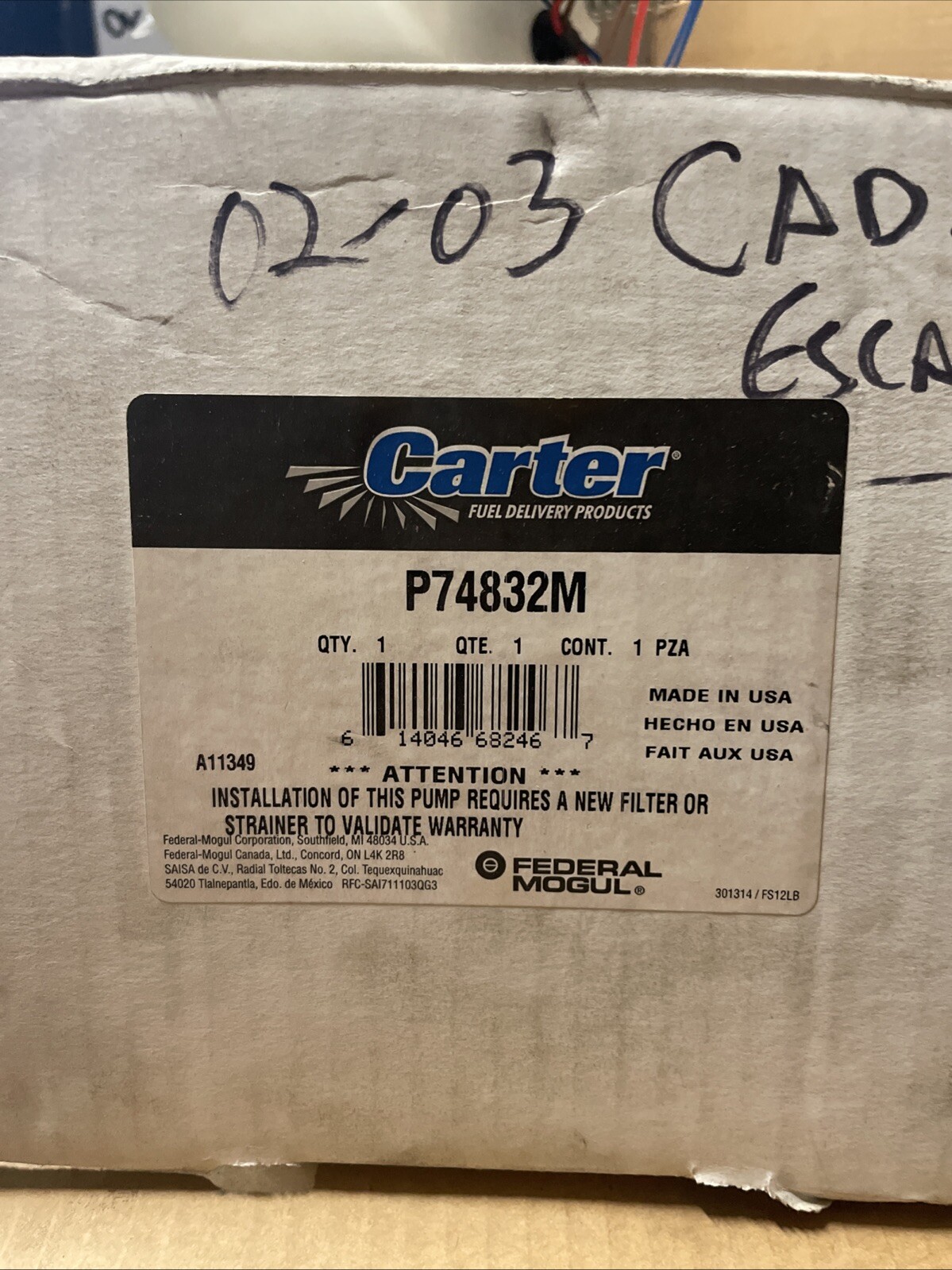 Carter Fuel Pumps P74832M Fuel Pump Module Assembly - Image 3