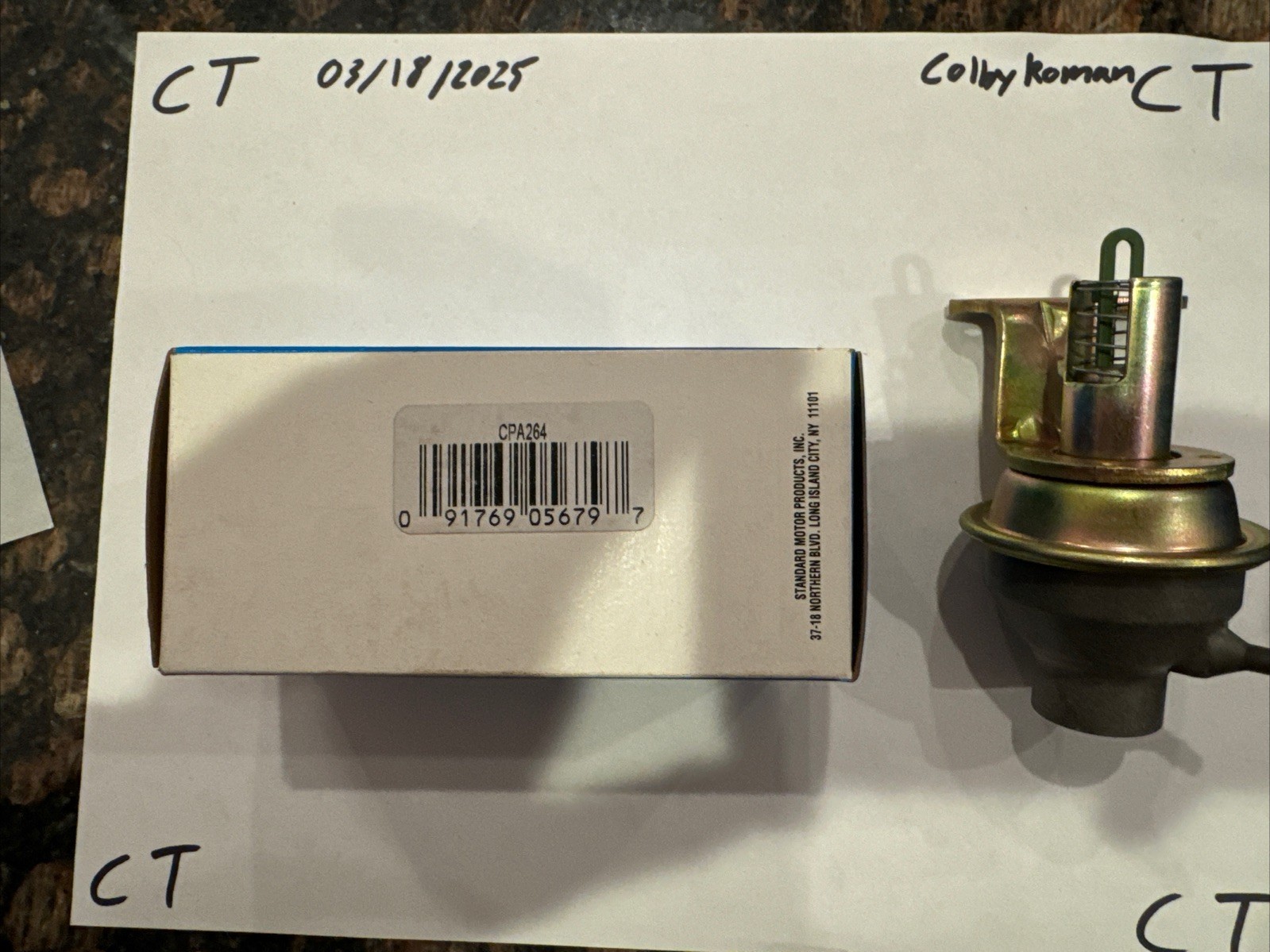 Choke Pull Off Standard Hygrade CPA264 New Older Stock Pre Bar Code - Image 3