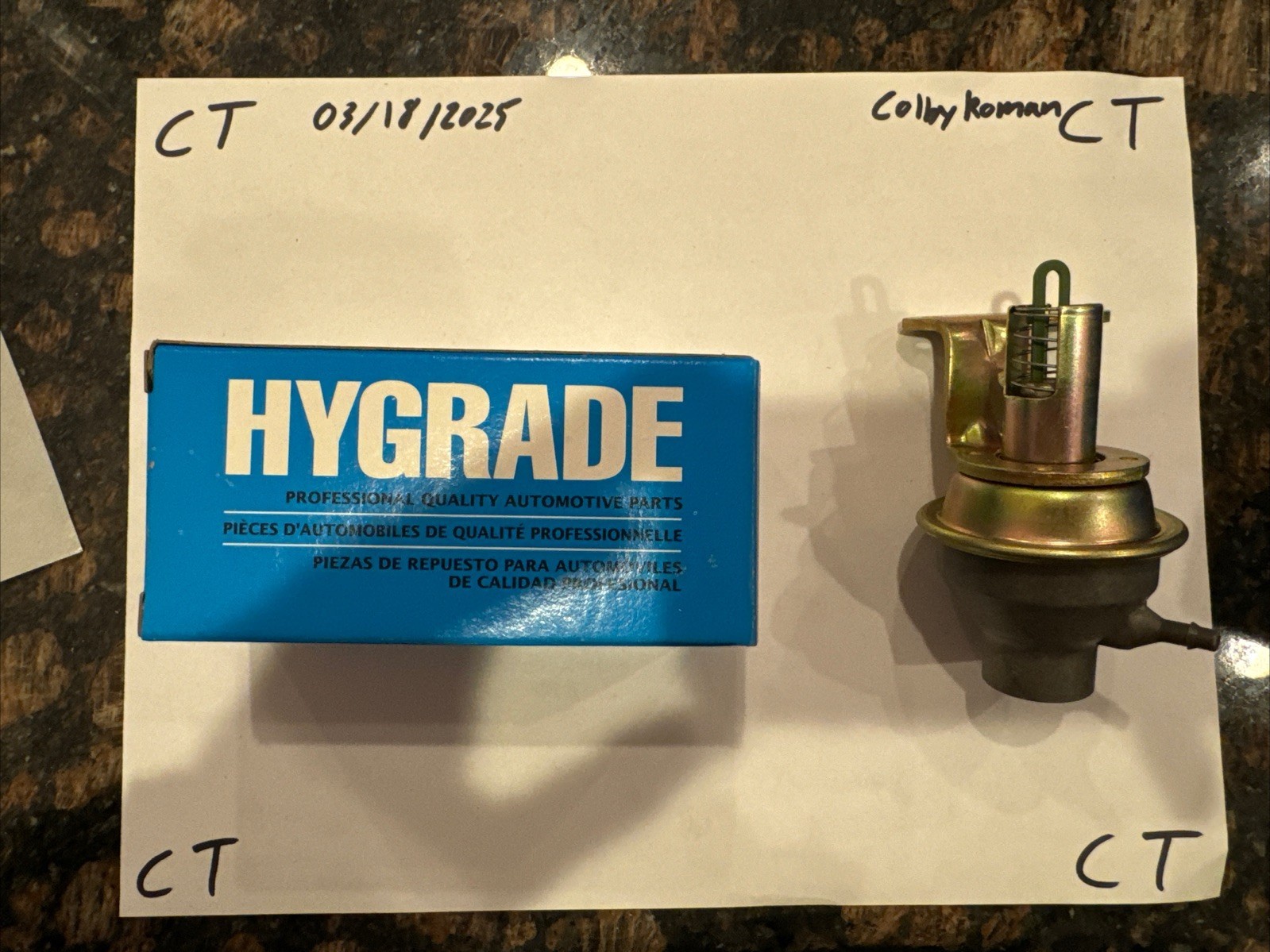 Choke Pull Off Standard Hygrade CPA264 New Older Stock Pre Bar Code