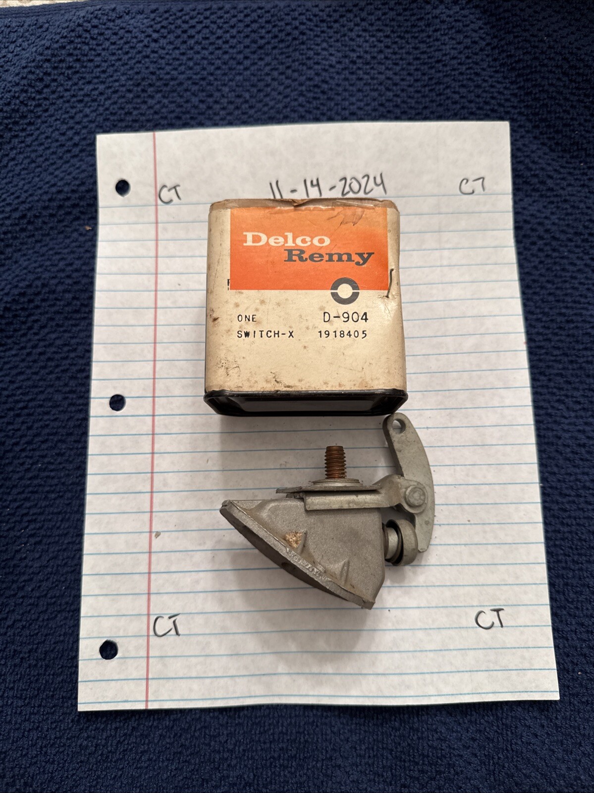 Delco Remy Genuine New Switch NOS OEM 1918405 D-904