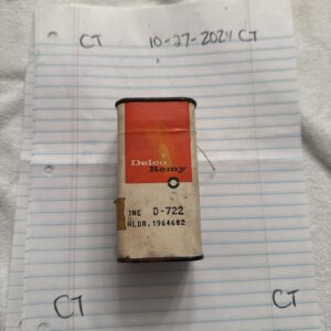 Delco Remy NOS 1964682 1962 - 1969 Chevrolet Corvette Alternator Brush Holder