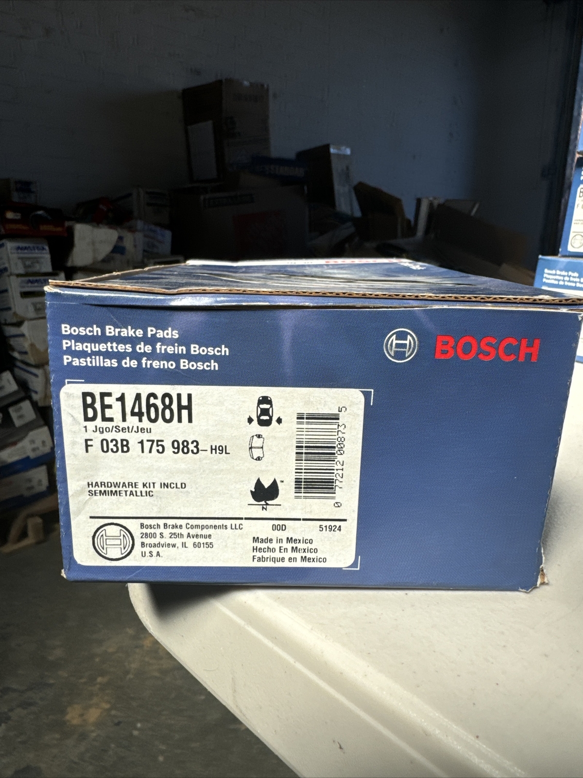 Disc Brake Pad Set-Disc Rear Bosch BE1468H