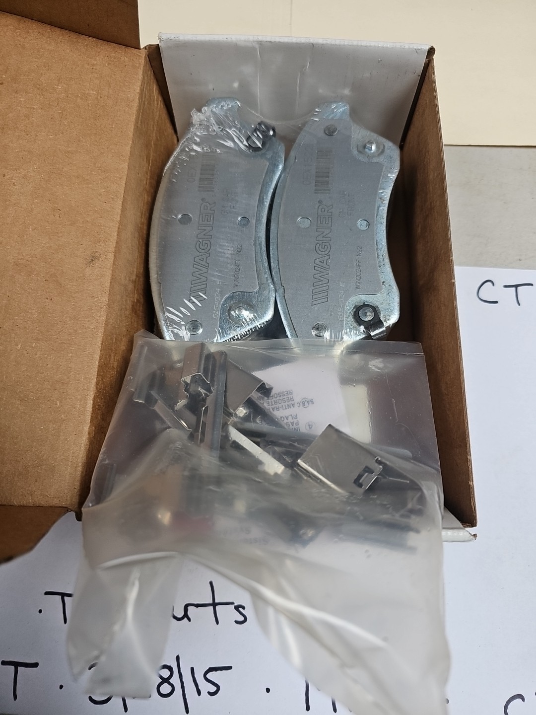 Disc Brake Pad Set-OEX Disc Brake Pad Wagner OEX1522 - Image 4