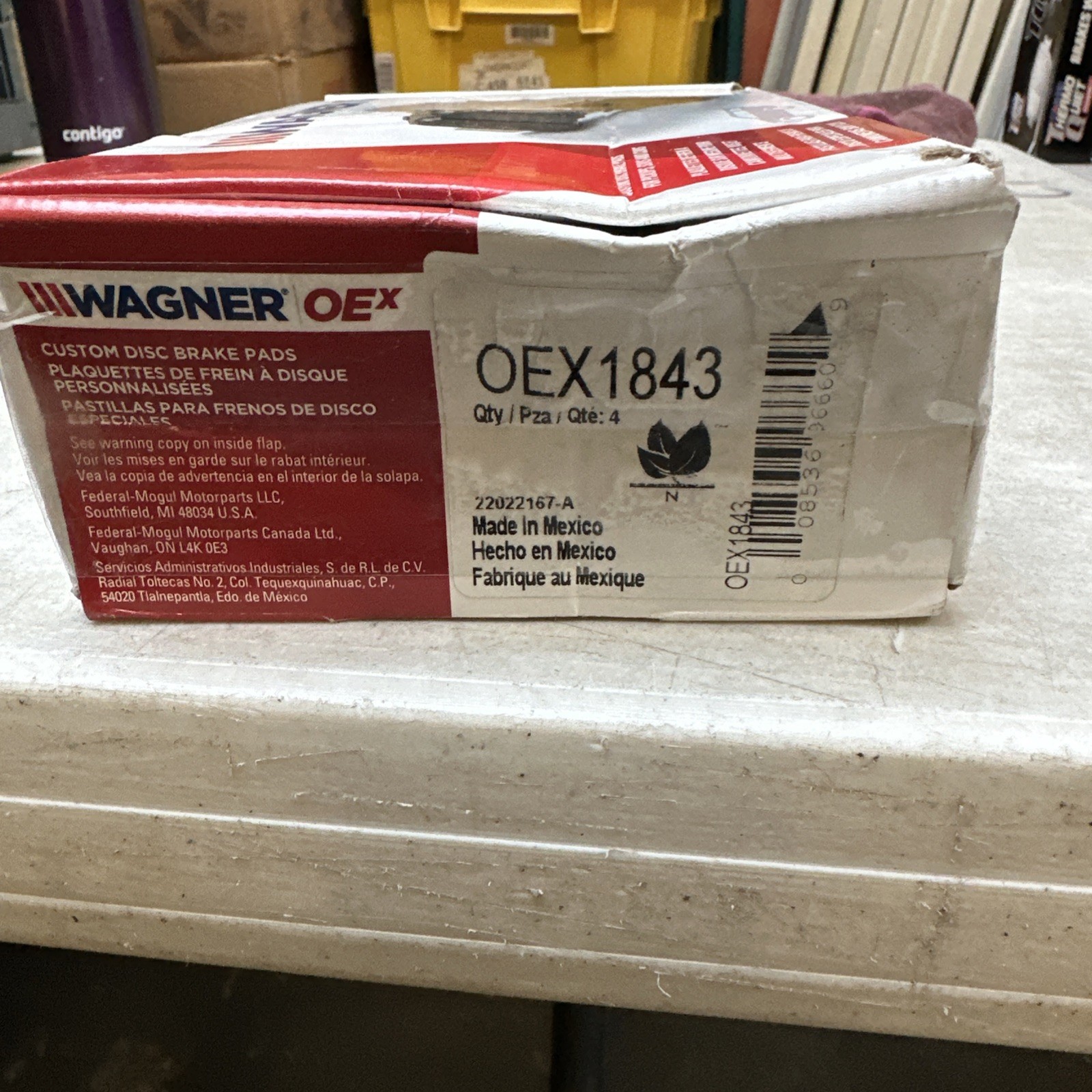 Disc Brake Pad Set-OEX Disc Brake Pad Wagner OEX1843 fits 14-21 Jeep Cherokee - Image 3