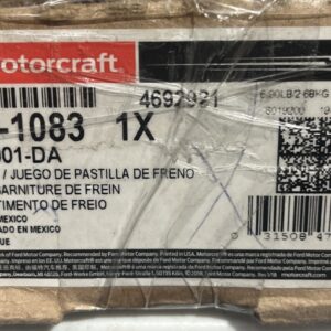 Disc Brake Pad Set-Pads - Superduty - Integrally Molded Motorcraft BRSD-1083