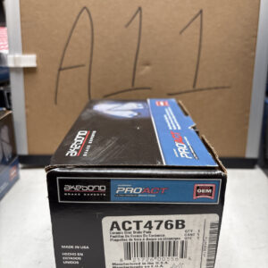 Disc Brake Pad Set-ProACT Ultra Premium Ceramic Pads Akebono ACT476B