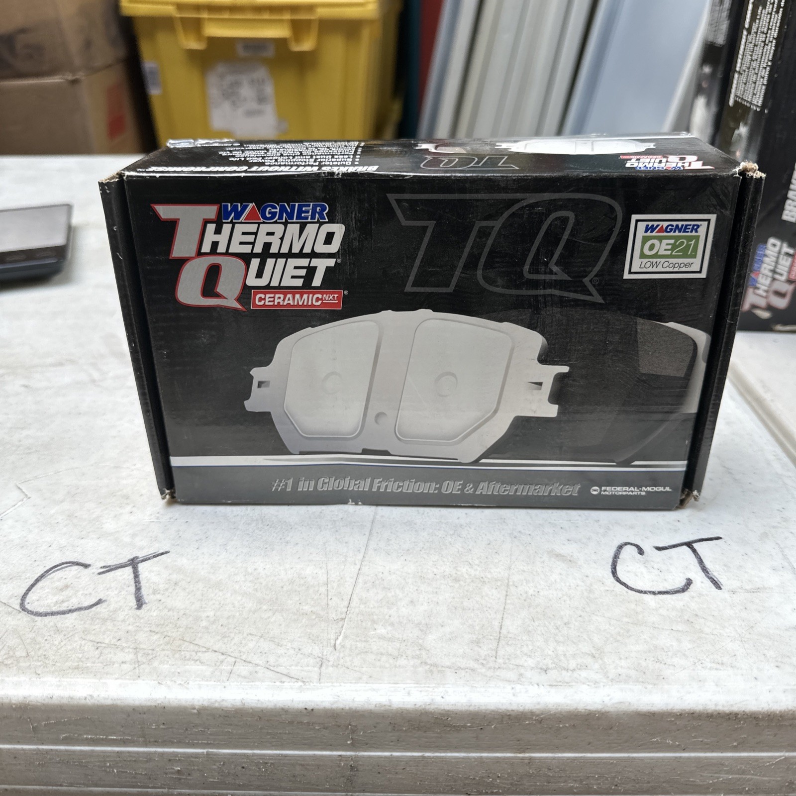 Disc Brake Pad Set-ThermoQuiet Disc Brake Pad Front Wagner QC530