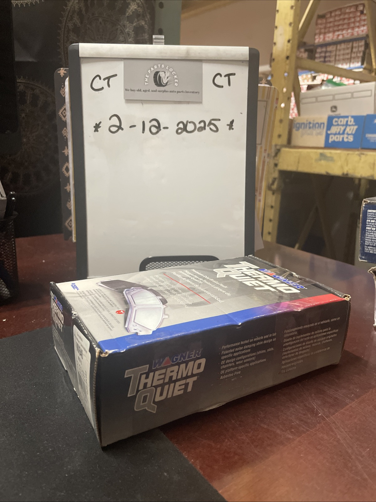 Disc Brake Pad Set-ThermoQuiet Pad MX840