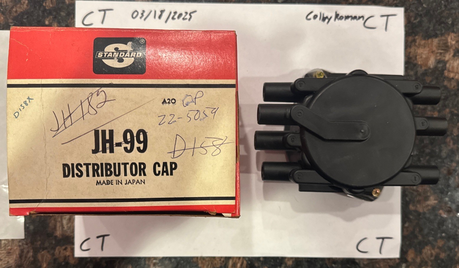 Distributor Cap Standard JH-99