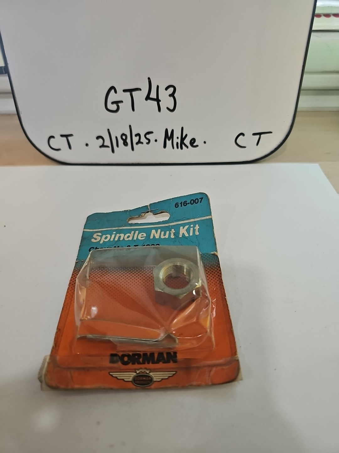 Dorman 616-007 Spindle Nut Kit **No Washer