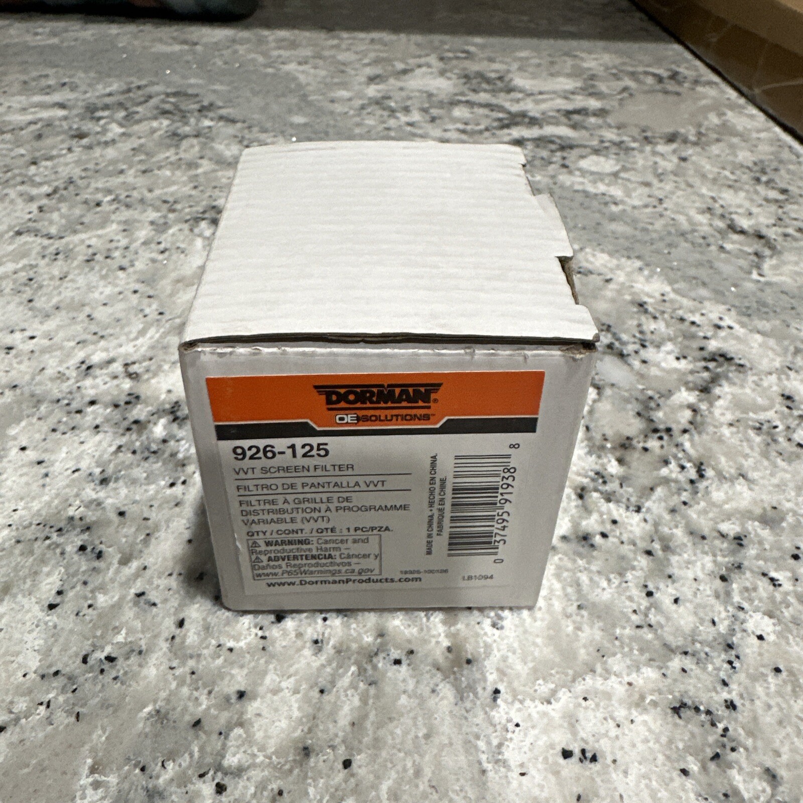 Dorman 926-125 Engine Variable Timing Solenoid Filter fits Lexua Toyota 15678-28