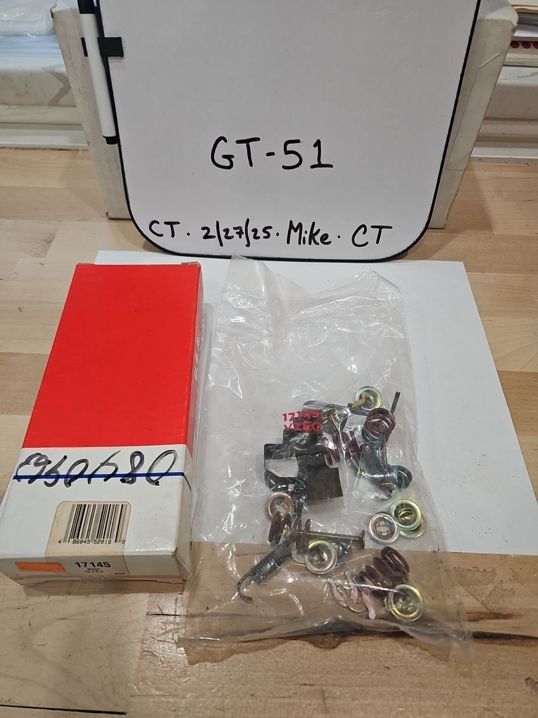 Drum Brake Hardware Kit-Combi Kit Rear USA Brake Part F116958S 17145