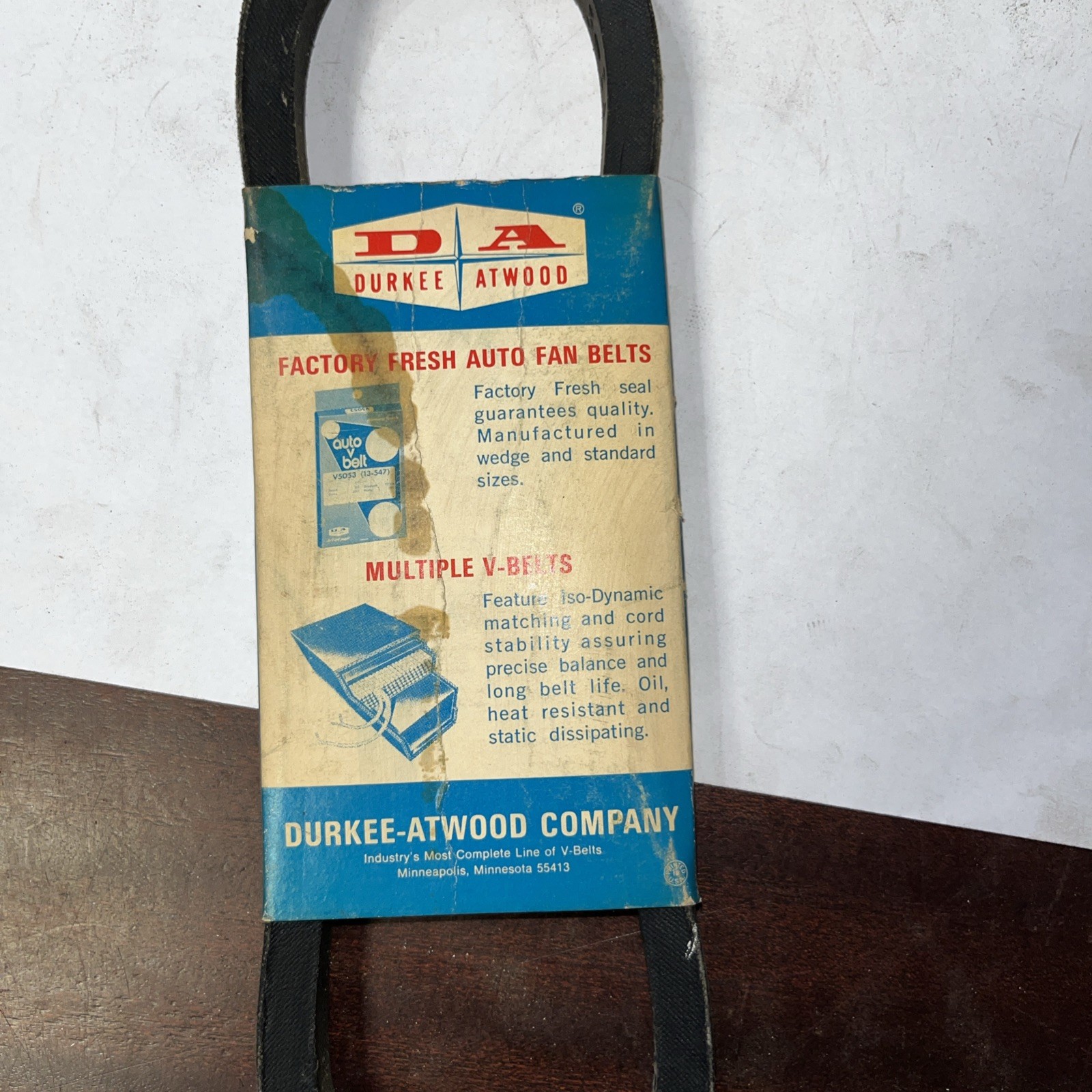 Durkee Atwood fractional horsepower V belt 5L230 - Image 4