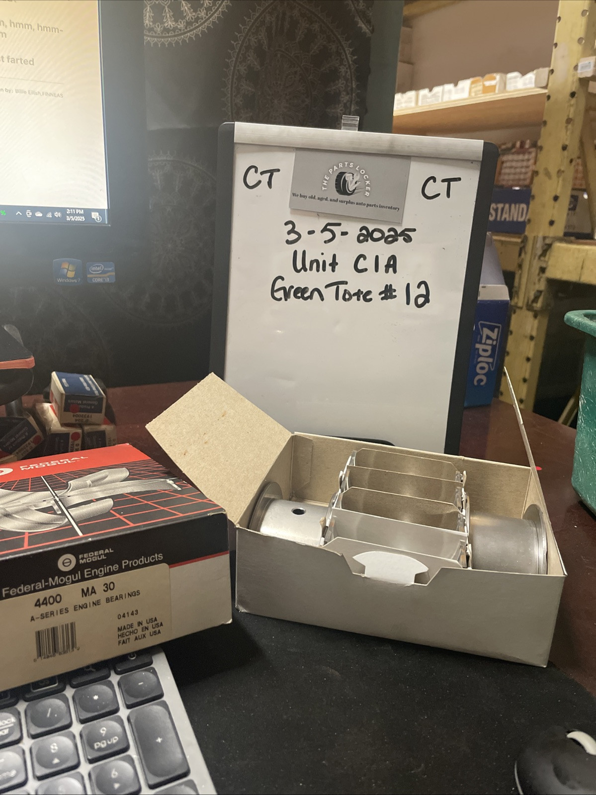 Engine Crankshaft Main Bearing Set Sealed Power 4400MA 30