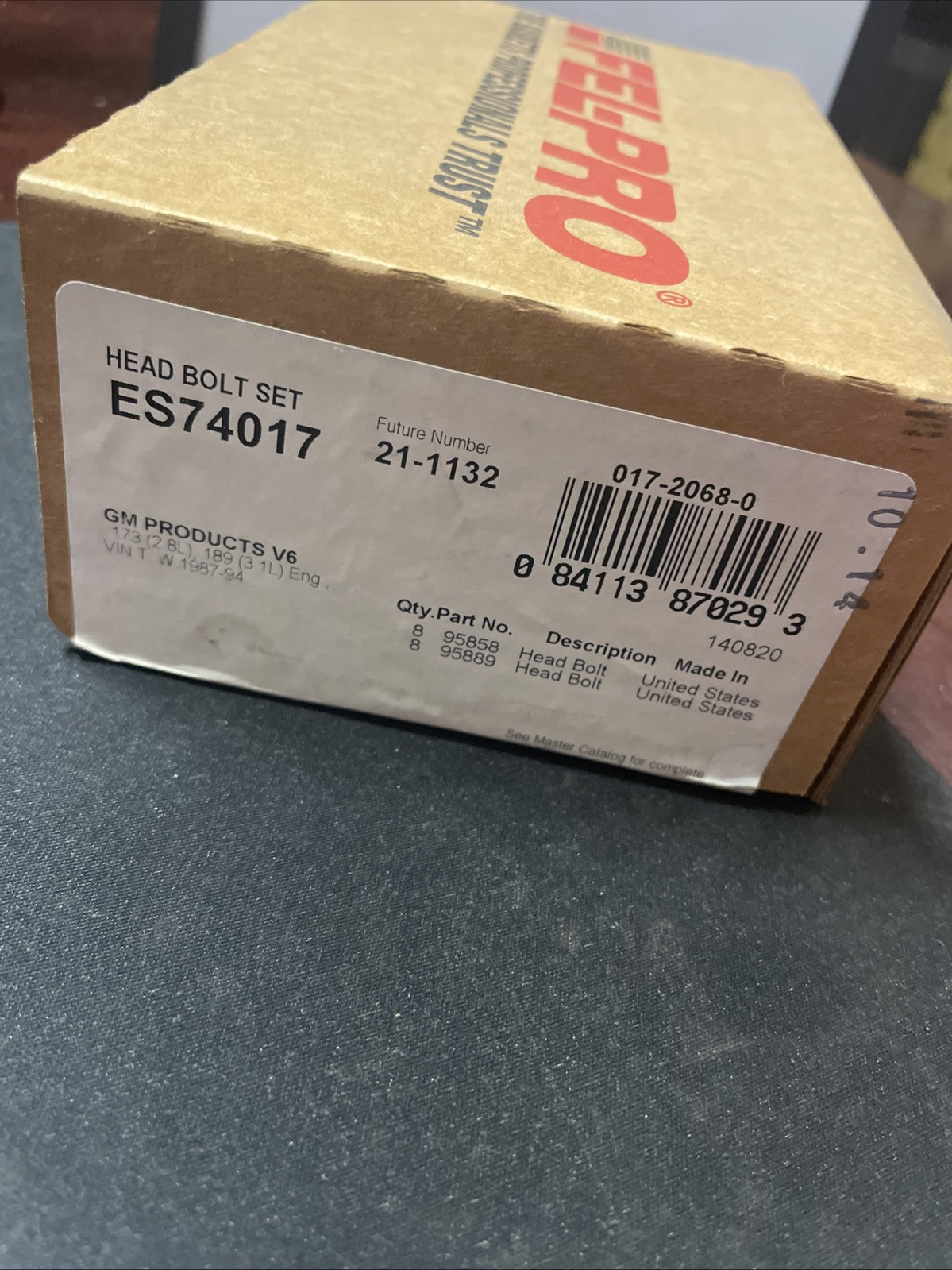 Engine Cylinder Head Bolt Set Fel-Pro ES 74017 - Image 3