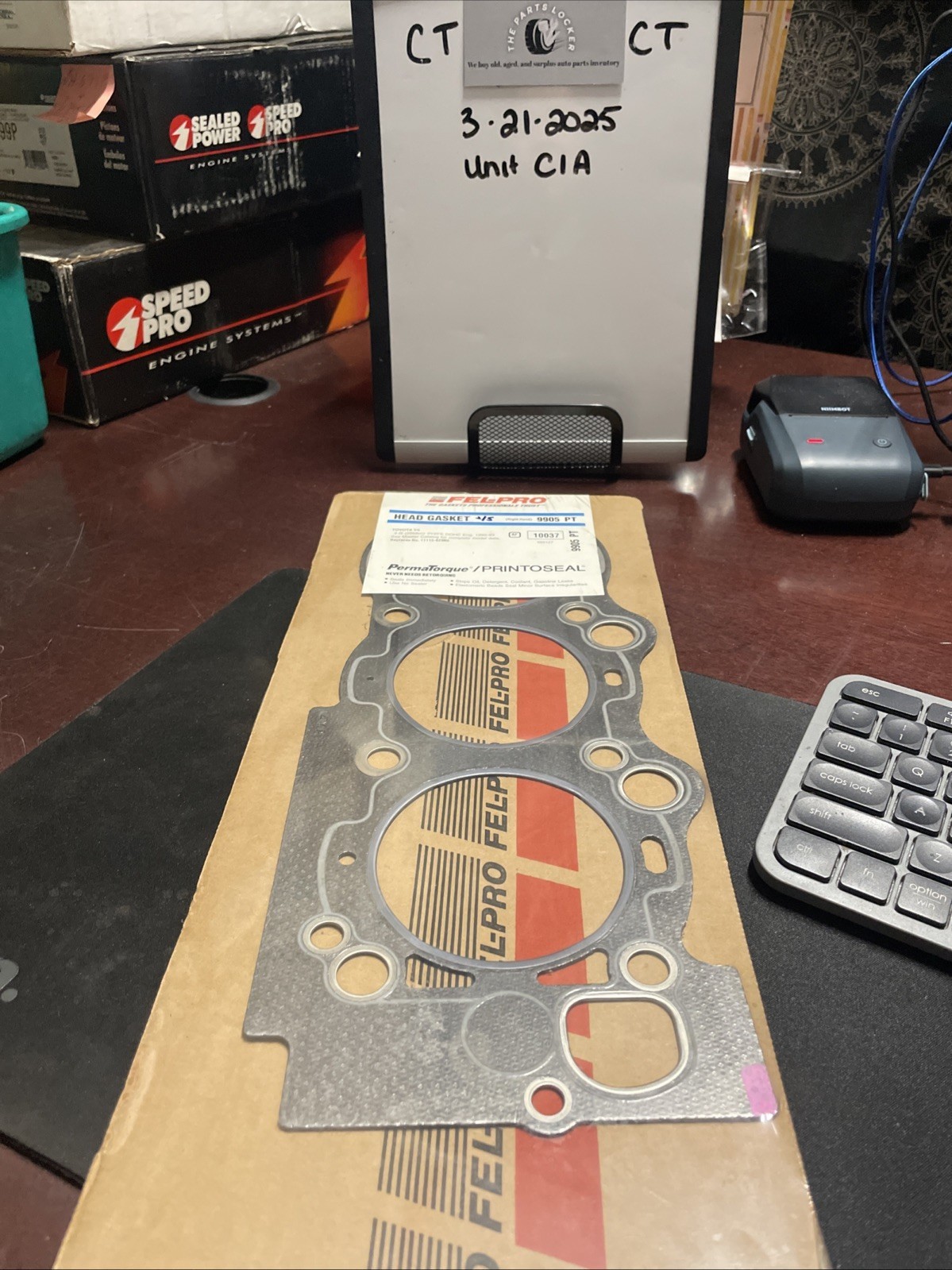 Engine Cylinder Head Gasket Fel-Pro 9905 PT