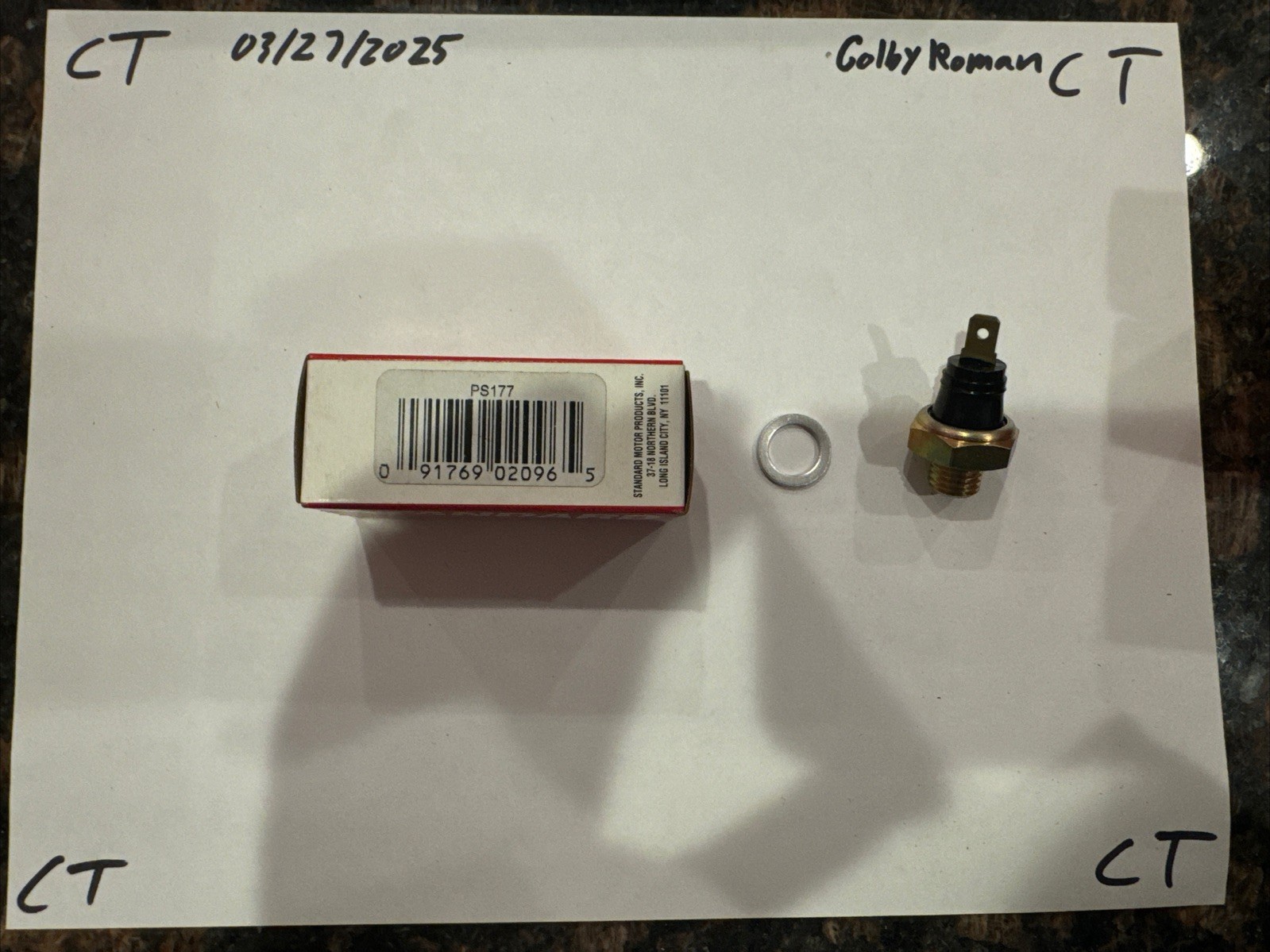 Engine Oil Pressure Switch Standard PS-177 - Image 3