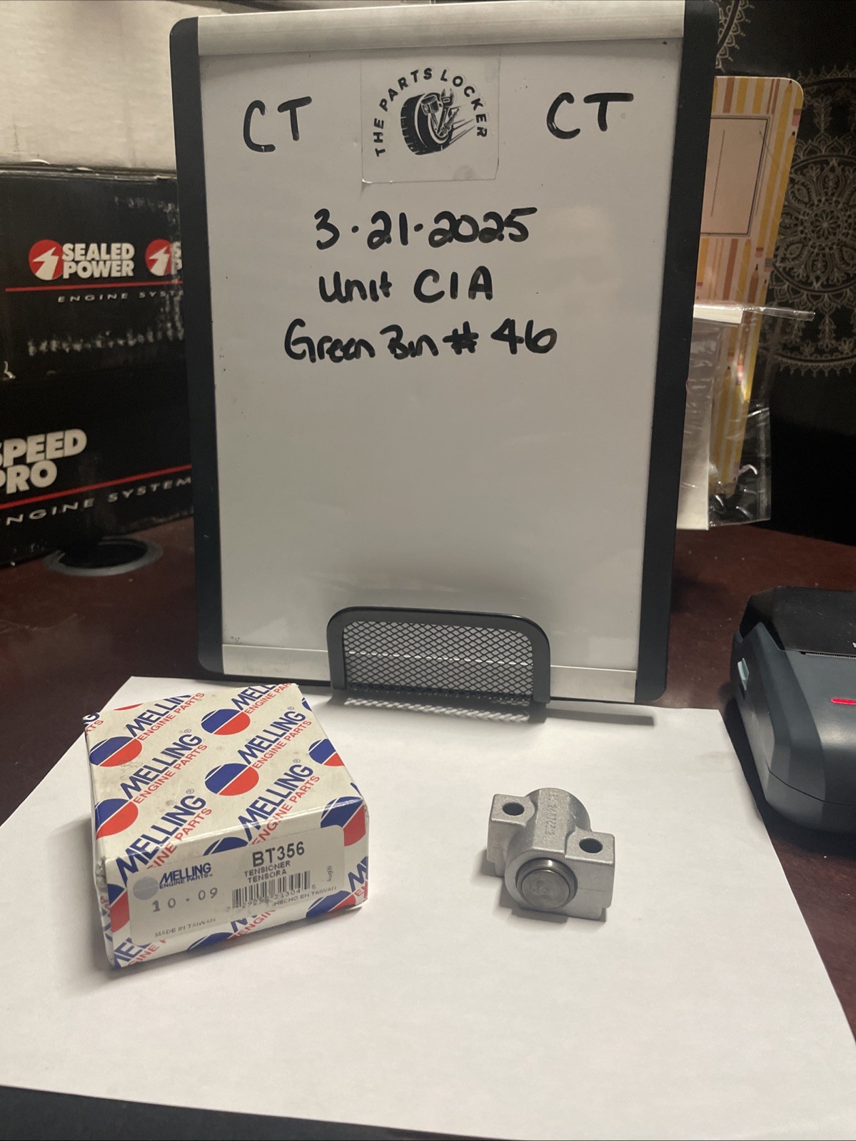 Engine Timing Chain Tensioner MELLING BT356