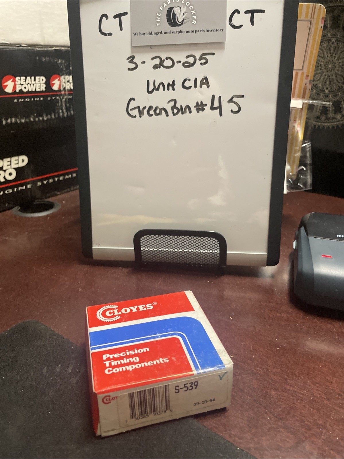 Engine Timing Crankshaft Sprocket Cloyes Gear & Product S539