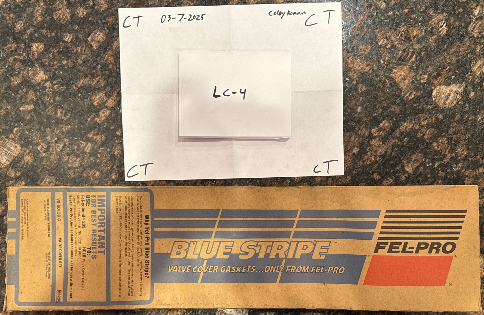 Engine Valve Cover Gasket Set Fel-Pro VS 50136 C - Image 3